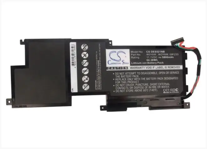 Bateria para Dell Bateria do Portátil Cameron Sino 15-l521x 09f233 W0y6w Woy6w Notebook 5800 Mah Xps - Image 2