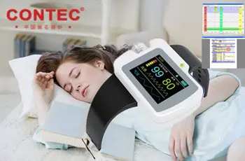 

Contec CMS-RS01 Sleep Apena Meter Respiratory Monitor SpO2 Pulse Rate,Nasal Tube