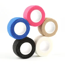 Kit de premiers soins de santé en gaze | Bande adhésive de couleur unie 10/5/7.5/2.5cm * 5m bande de gaze de sécurité élastique