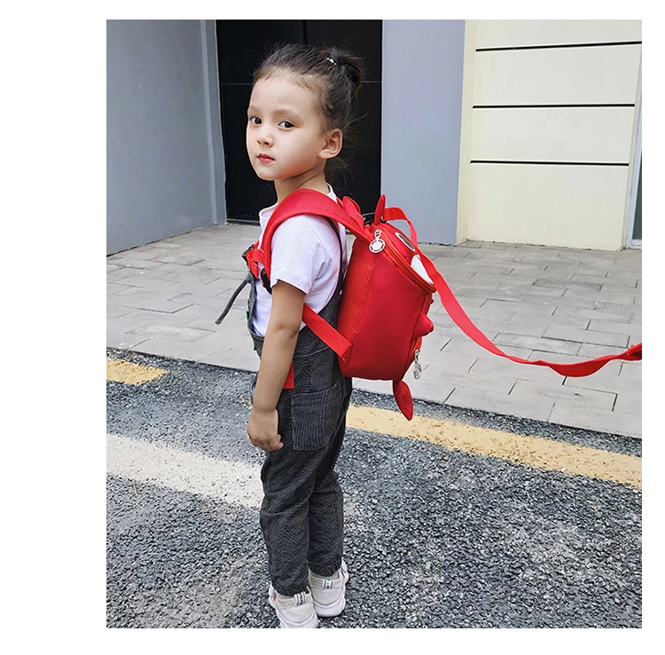 Плюшевая Детская сумка с рисунком для детского сада, для девочек, для маленьких мальчиков, рюкзак первоклассника, школьная сумка с защитой от потери