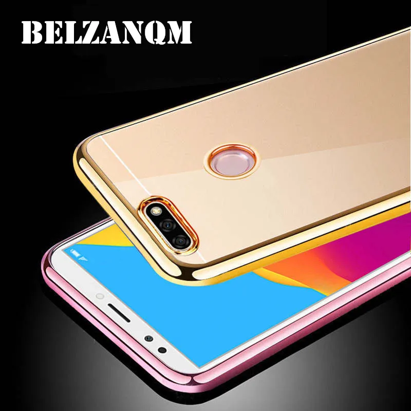 For Huawei P20 P10 P9 P8 lite pro 2017 Case Plating Transparent Soft TPU Silicone Back Cover Mate 10 9 8 7 Nova 2i |