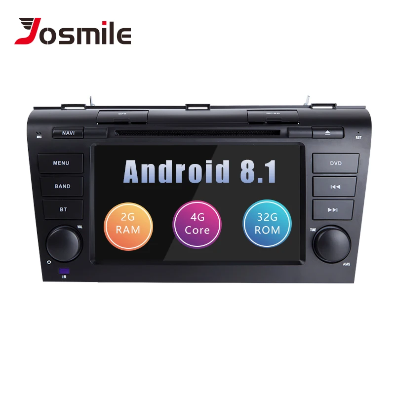 

2 din Android 8.1 GPS AutoRadio Car Stereo For MAZDA3 MAZDA 3 2004 2005 2006 2007 2008 2009 DVD Tape Recorder Navigation WIfiRDS