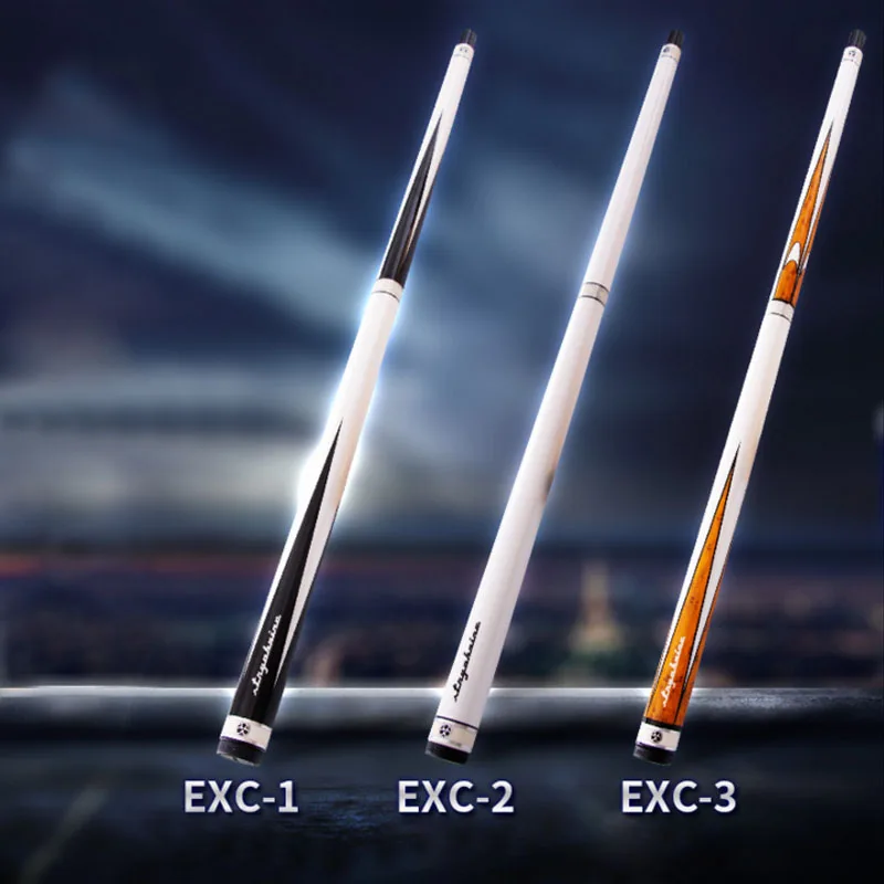 

POINOS EXC Billiard Pool Cue Stick 9.5mm/11.5mm Tips Black /white/Gold Colors China 2018