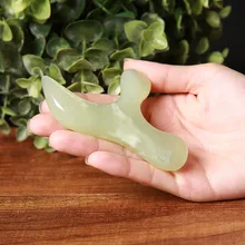 Natural Jade Guasha Massage Body Scrapping GuaSha Board Massager Waist Face Eyes Facial Spa Beauty Scraper Plank Hot Sale