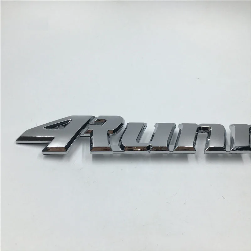 JDM наклейка для автомобиля стиль письма автомобиля Стикеры s и Наклейка для Toyota 4runner 1999-2002 4runner Задняя Крышка багажника эмблема Авто украшения - Название цвета: silver