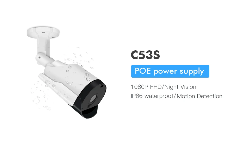 Ip-камера Vstarcam PoE 2.0MP 1080 P наружная IP66 Водонепроницаемая камера-пуля наружняя Камера Видеонаблюдения PoE камера безопасности инфракрасное ночное видение