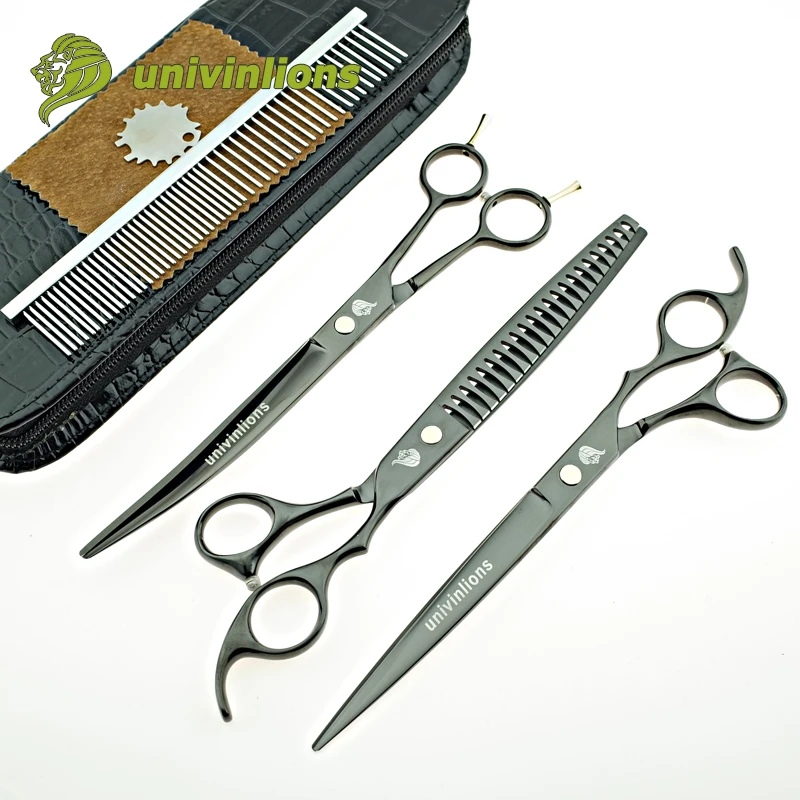 

8" univinlions pet grooming scissors dog grooming scissors professional dog shears dog cat hair clippers cutting cat hair set
