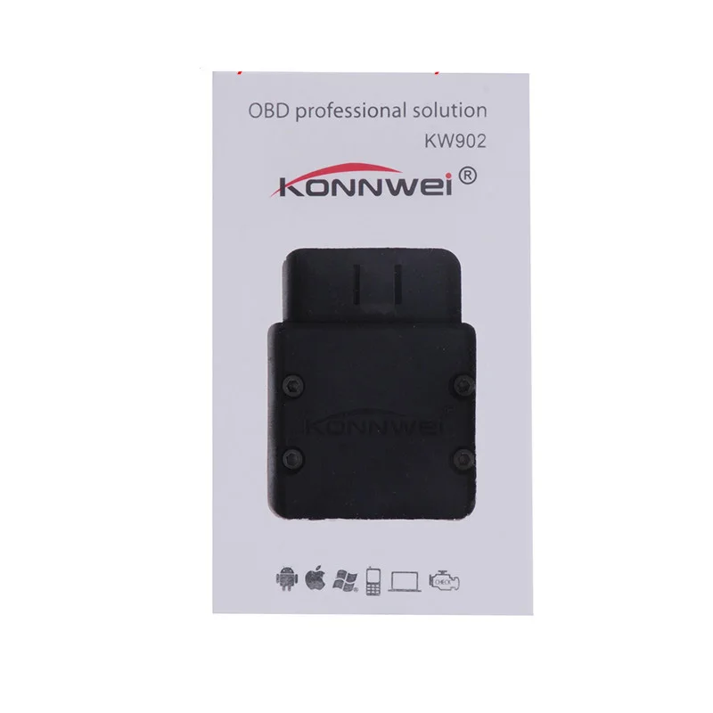 Автомобильный диагностический сканер Super KW902 mini ELM327 Bluetooth поддержка протокола