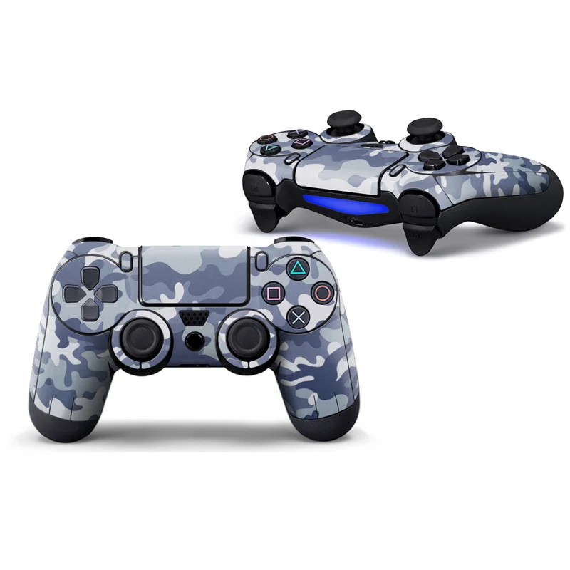 

2pcs Camouflage Design For Sony Playstation PS4 Controller Skin Sticker For PS4 Joystick Skin sticker--0236