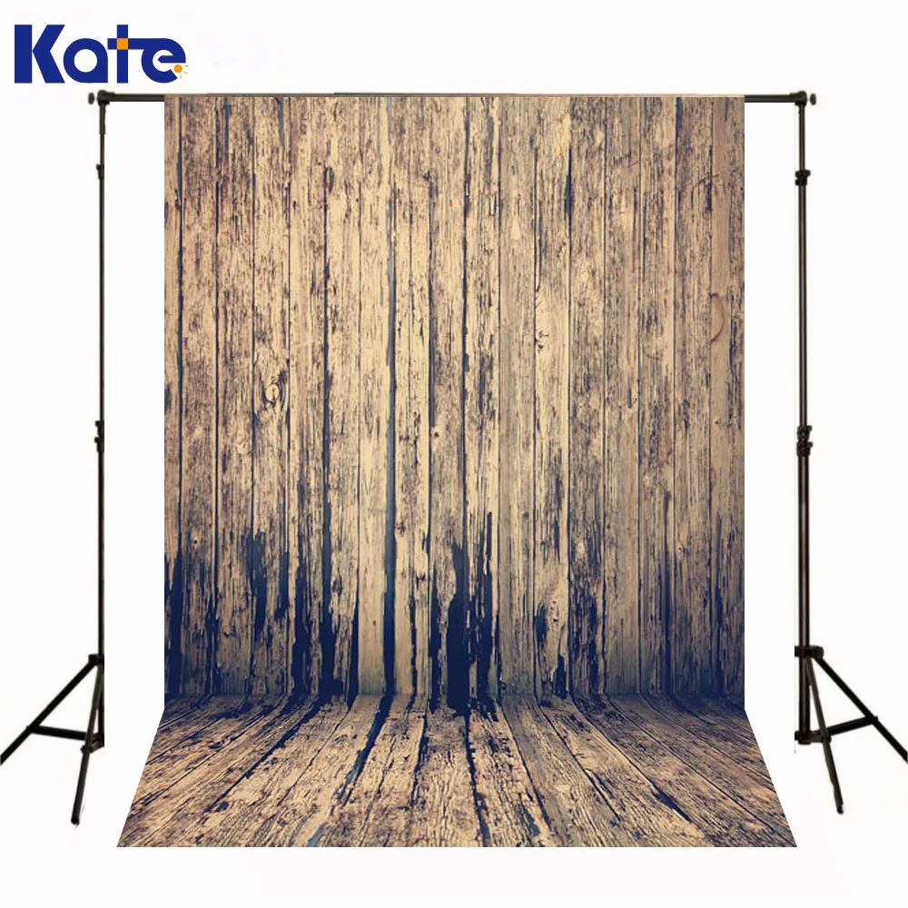 Kate Newborn Baby Photography Backdrop Retro Wooden Wall Photography Backgrounds Wood Floor Backgrounds For Photo Studio christmas photography backdrop green tree dark wood floor xmas backdrop for newborn kids photo booth backgrounds studio custom