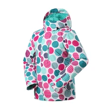 Женская ветрозащищенная Лыжная куртка водонепроницаемая куртка для сноуборда Лыжная одежда верхняя спортивная одежда теплая Женская куртка