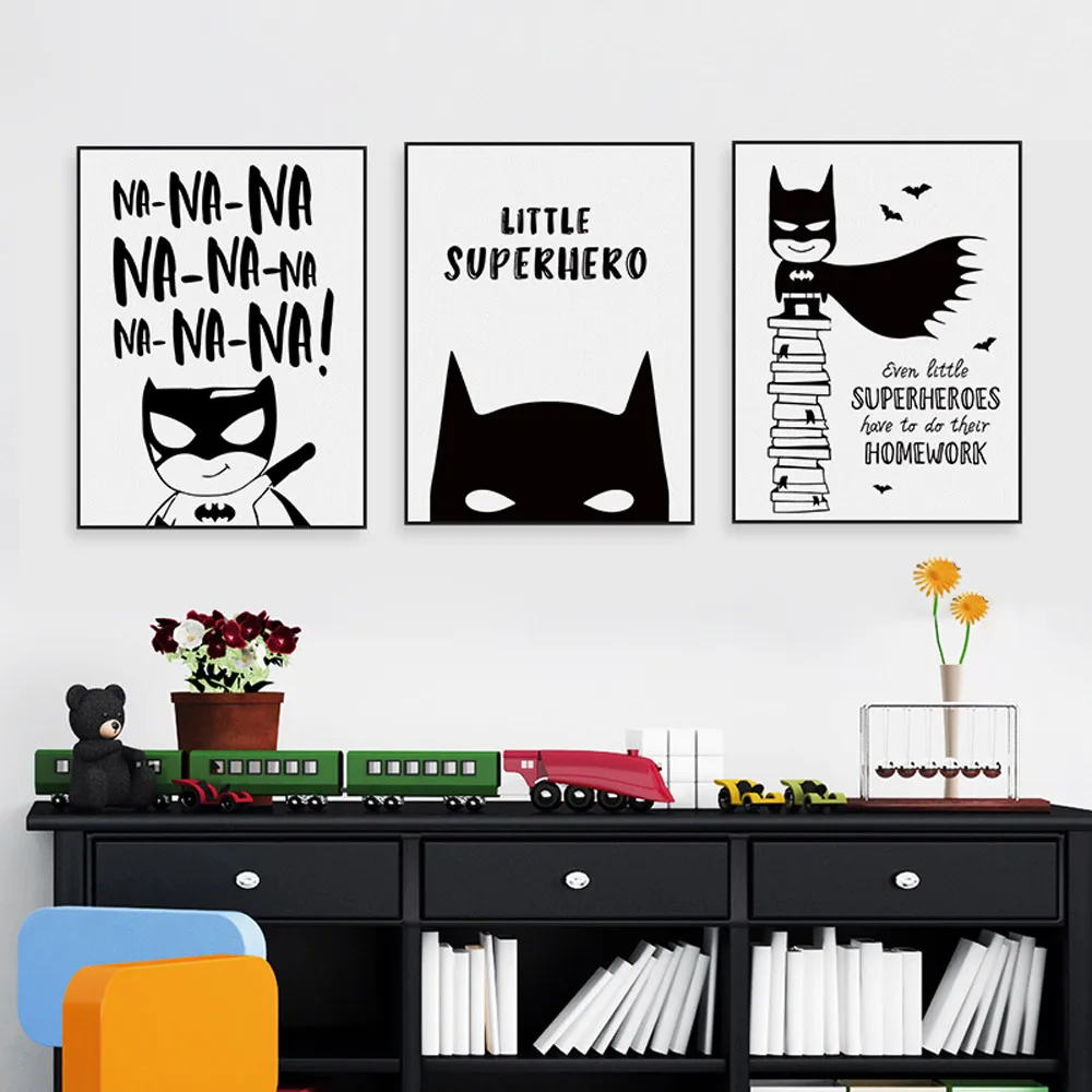 Superhero Quotes For Kids - Nordic Black White Superhero Batman Quotes Game Kids Ceramic Coasters Creative Boy Kids Gift School Home Kitchen Accessories Pad Water Bottle Cup Accessories Aliexpress