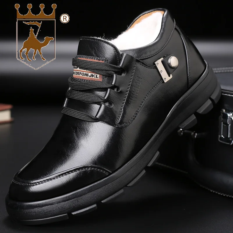 Tamaño Nuevo Inferior Cálido De Calzado Alta Antideslizante Hombres Hombre Invierno Más Algodón 38 brown Backcamel Zapatos Blcak Grueso Lana 44 Terciopelo Calidad Para dqxIUwPd0