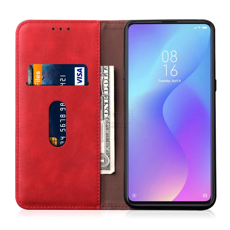 Винтажный кожаный чехол-книжка для Xiaomi mi 9 T Pro, Роскошный кошелек с подставкой для карт, Магнитный чехол-книжка для mi 9 T mi 9 T, повседневный чехол для телефона