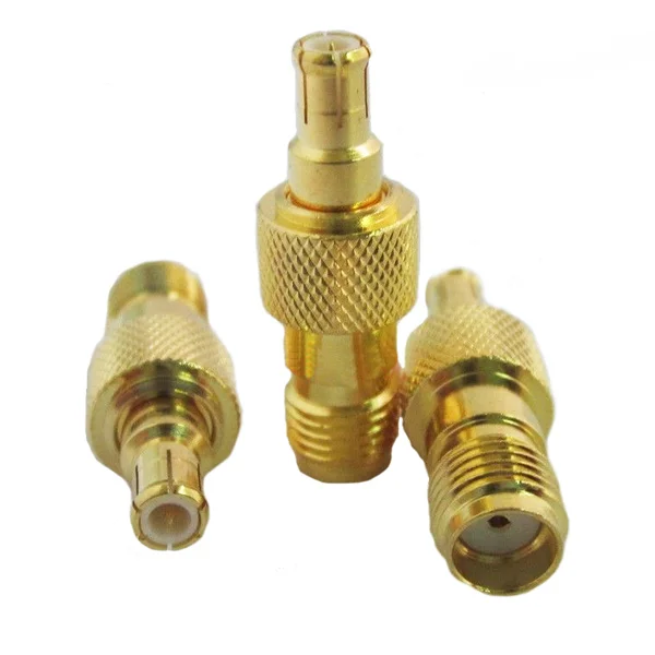 

5pcs SMA Female To MCX Male RF Coaxial Adapter Connector 50ohm SMA-MCX-KJ
