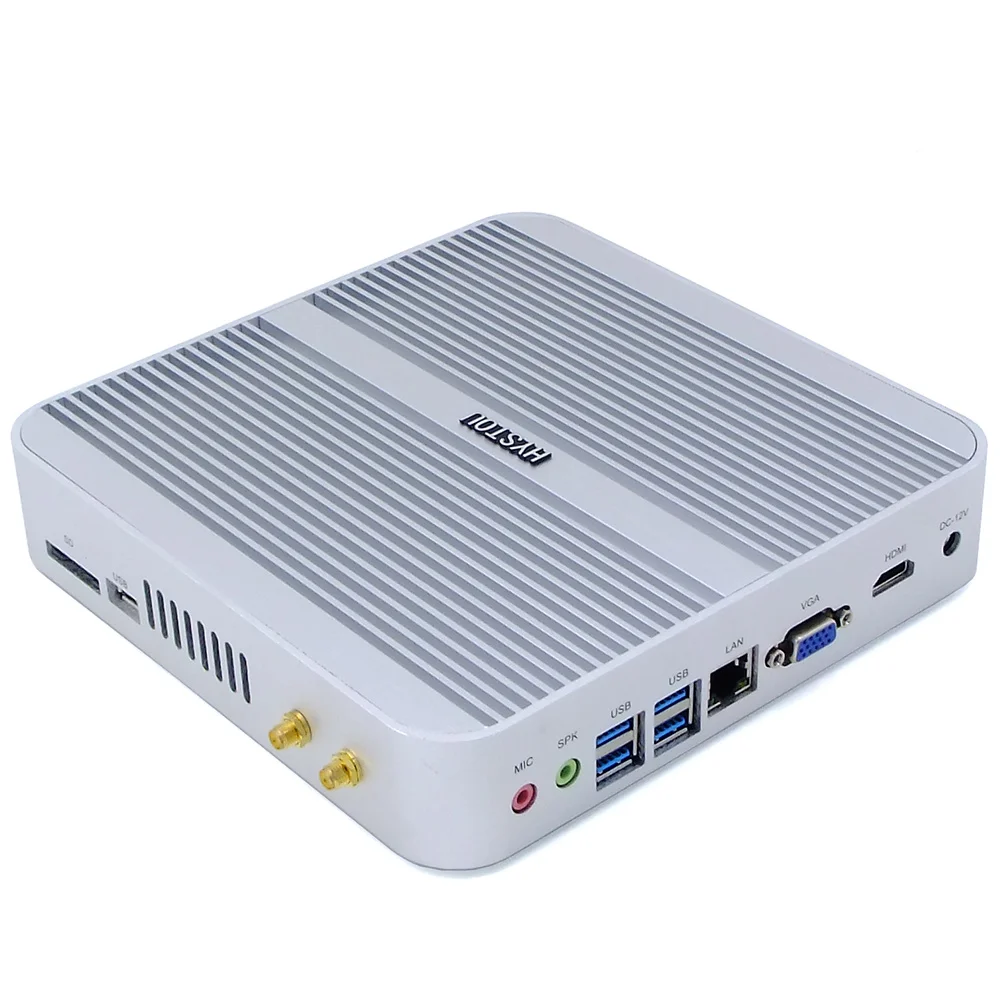 Hystou FMP03 Dual Core Mini PC OS Intel Core I3-6100U процессор 8 ГБ Оперативная память DDR3L + 256 ГБ Встроенная память Bluetooth HDMI LAN VGA, USB