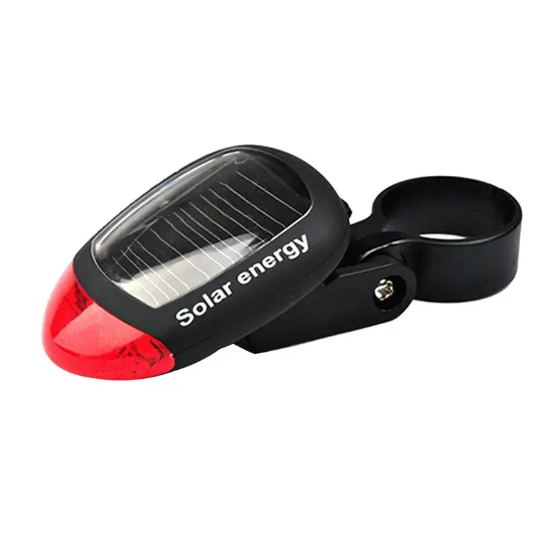 

Hot Selling Solar Powered Bike Rear Light Bright Bicycle Sensor Taillights Road Cycle Rear Led Bycycle Back Warning Lights