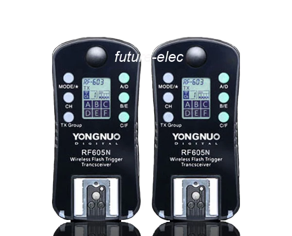 RF605N Беспроводная дистанционная вспышка YONGNUO для Nikon D1 D2 D2H D2Hs D2X D2Xs D3 D3X D4 D40 D40X D50 D60 D70