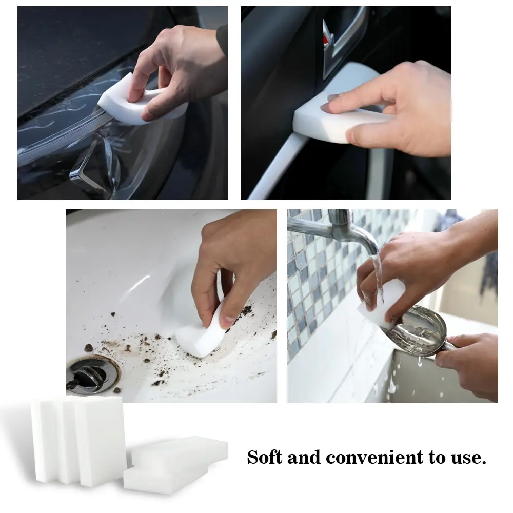 

30pcs/lot Melamine Sponge Magic Sponge Eraser Melamine Kitchen Duster Cleaner for Kitchen Office Bathroom Cleaning Nano sponge