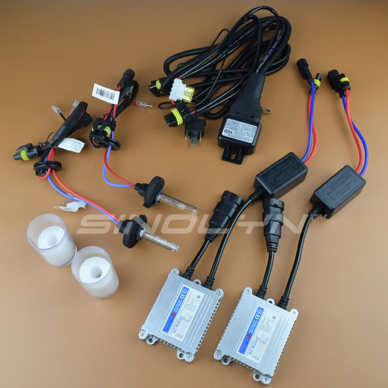  Sinolyn LED Angel Devil Eyes Lens Full Kit H4 H7 Headlight Lenses 2.5 HID Bi-xenon Projector Lens C - 32779285898