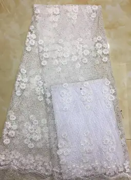 

nice looking feather embroidery tulle mesh lace fabric Sat-3.1311 with good quality for party dress