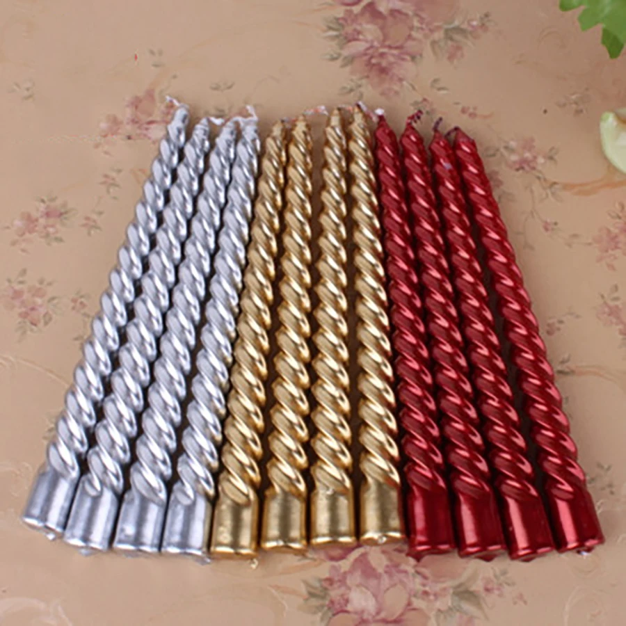 Home Wedding Decoration Candle European Bougies Et Chandelles Pillar