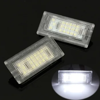 

2 pcs 72*34*13mm White 6000K Car LED Number License Plate Lights Plate Light Bulb For MINI Cooper R50 R52 R53 01-06 Accessories