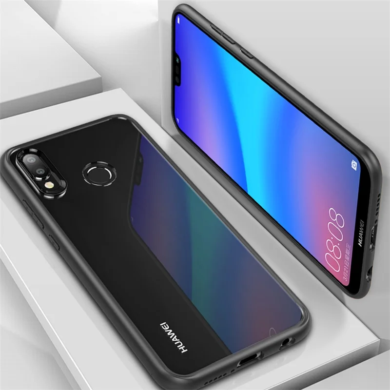 Чехол для телефона противоударный кремния + PC чехол на huawei р20 р30 лайт про р п 20 30 Lite