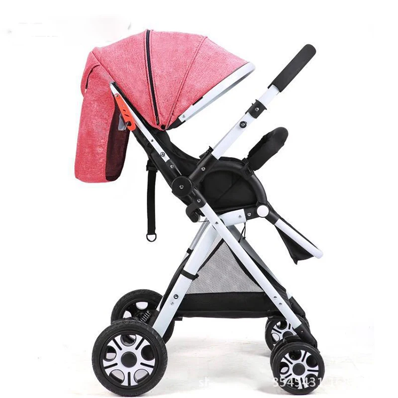 

Lightweight bidirectional baby stroller folding car umbrella can sit can lie ultra-light portable on the airplane