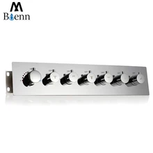 Bathroom Shower Mixing Valves Thermostatic Mixer Faucet Big Water Flow Shower Faucet Brass Chrome Shower Controller 6 Functions