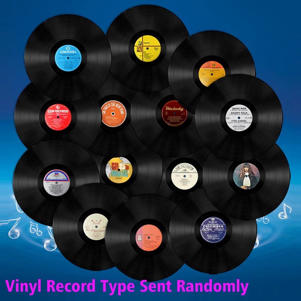 Barber Shop Hair Salon Vinyl Record Wall Clock Vintage Decor Laser