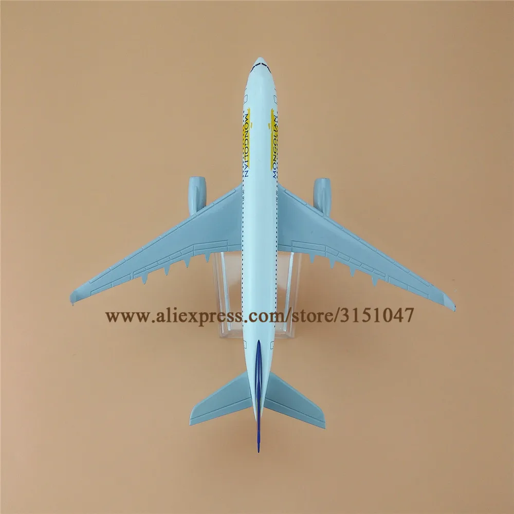 16 см сплав металла воздуха монгольские авиалинии B767 модель самолета монгольский