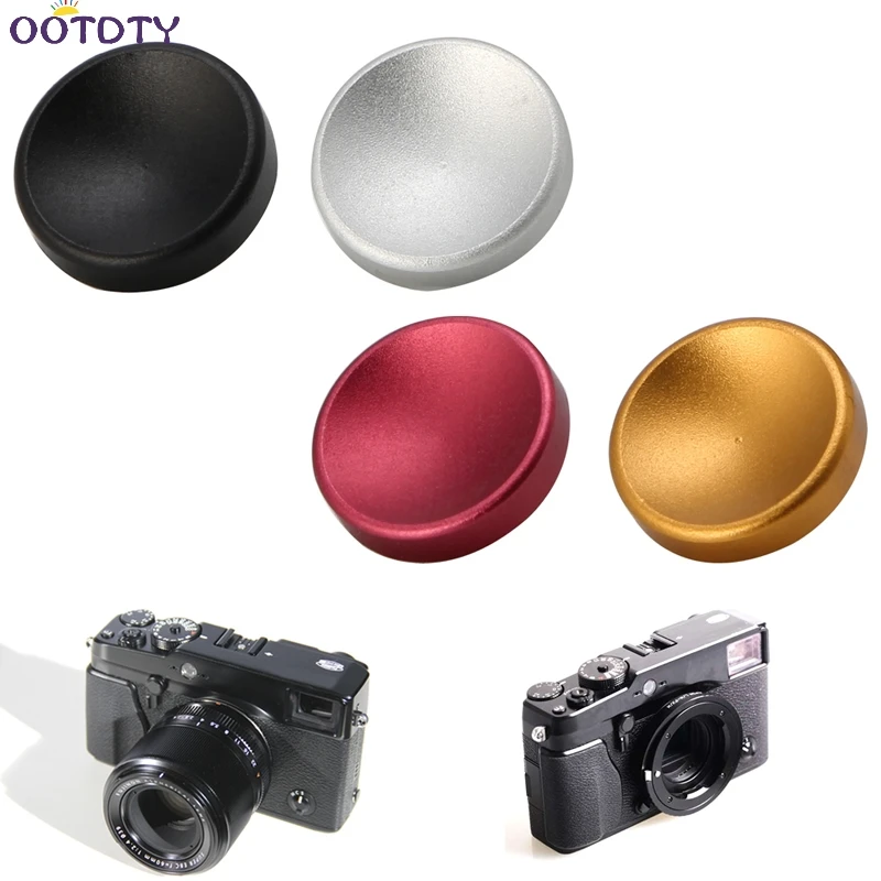 Siv Metallo Concavo Molle Pulsante Di Scatto Per Fuji X20 Leica M7 M9 Fotocamere Reflex