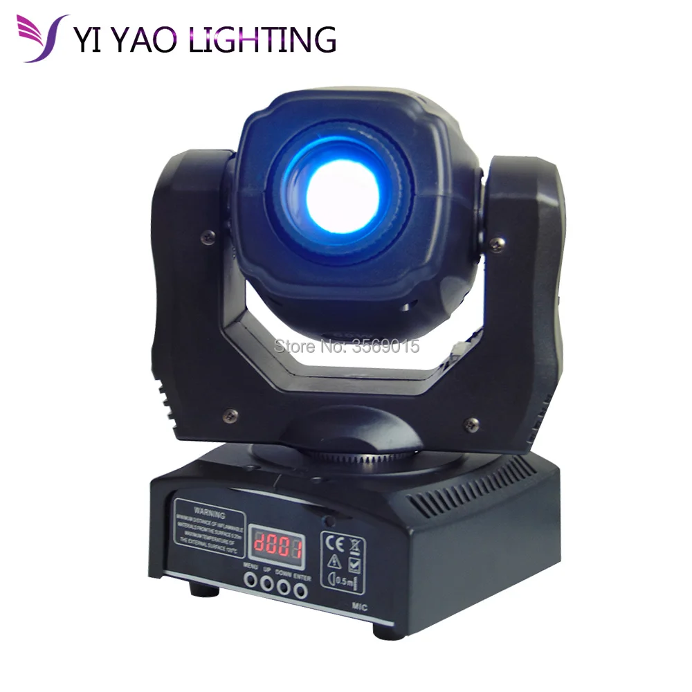 

Eyourlife LED Inno Pocket Spot Mini Moving Head Light 60W DMX dj 7 gobos effect stage lights