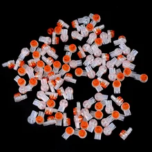 100 шт. UY2 K2 соединитель смазки Стыковая проволочная линия терминал для телефонного сетевого подключения