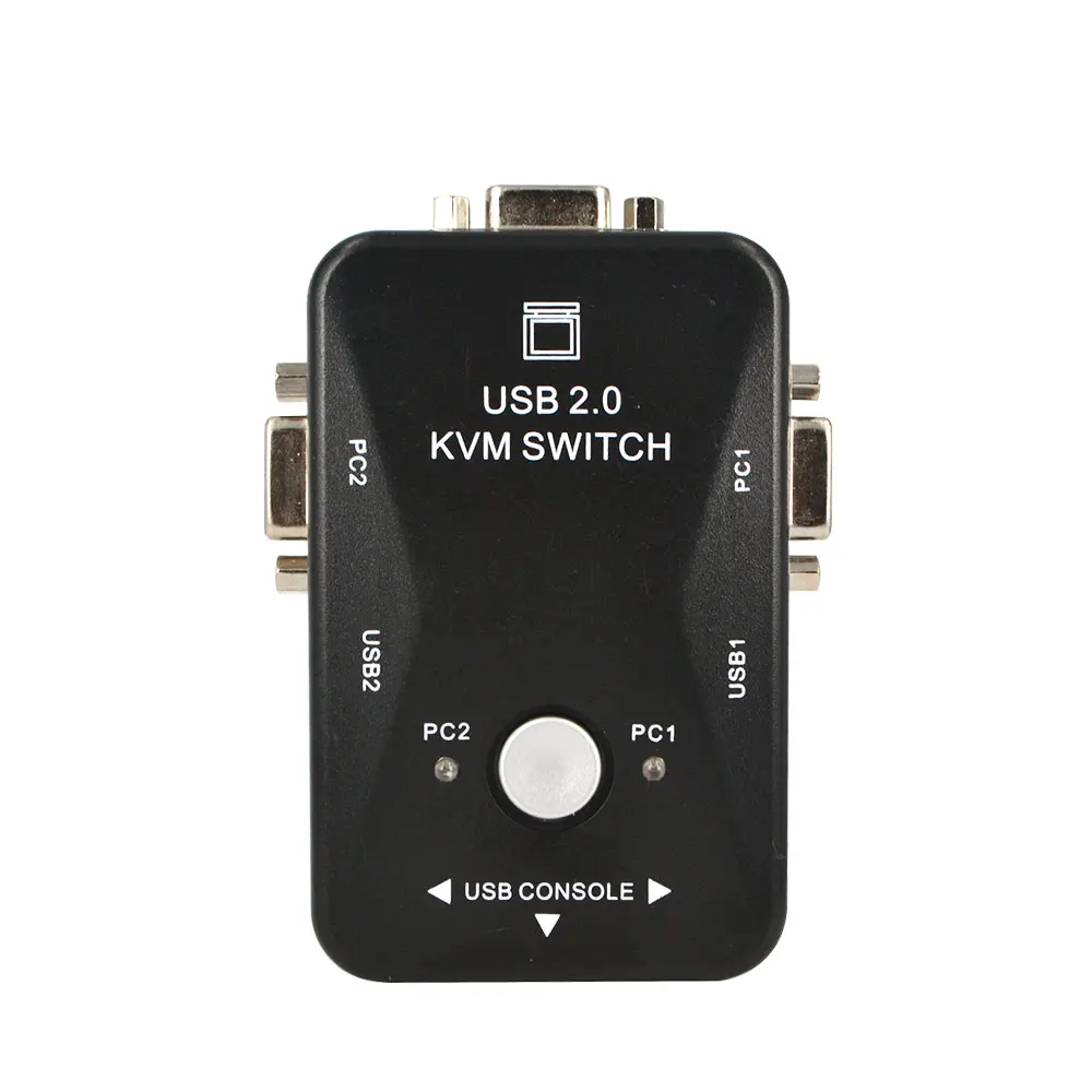 Kebidumei горячий USB kvm-переключатель Switcher 2 Порты и разъёмы VGA svga-переключатель коробки USB 2,0 Мышь клавиатура 1920*1440 высокое качество
