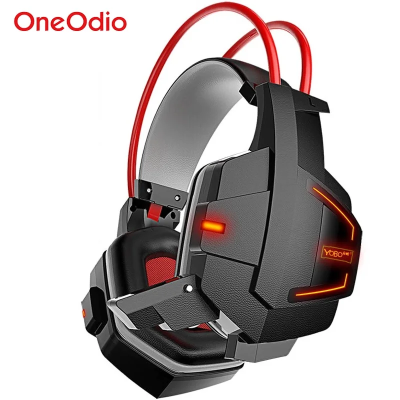 Led Gaming Headphones Vibration for PC PS4 Xbox one Gaming Headphones