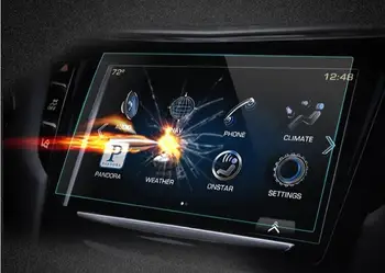 

Car GPS Navigation Screen Glass Steel Protective Film For Skoda Kodiaq Karoq 2018 Control of LCD Screen Car Sticker