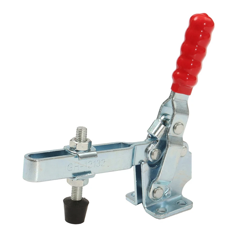 

MTGATHER Toggle Clamp 227KG Holding Capacity Quick Release Vertical Type 12132 Toggle Clamp Galvanized Iron New Arrival