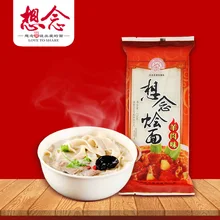 236g Yummy Stewed Noodles with Mutton Flavor Sauce Bags Spicy 12mm Wide Dry Noodle China Snacks Soup Food Brand Christmas Gift