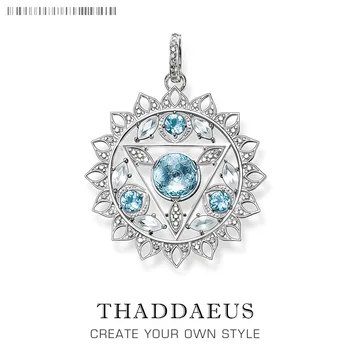 Pendant THROAT CHAKRA Blue,2019 Brand New Fashion Jewelry Thomas Style Bijoux Necklace Accessories Gift For Ts Woman Girls