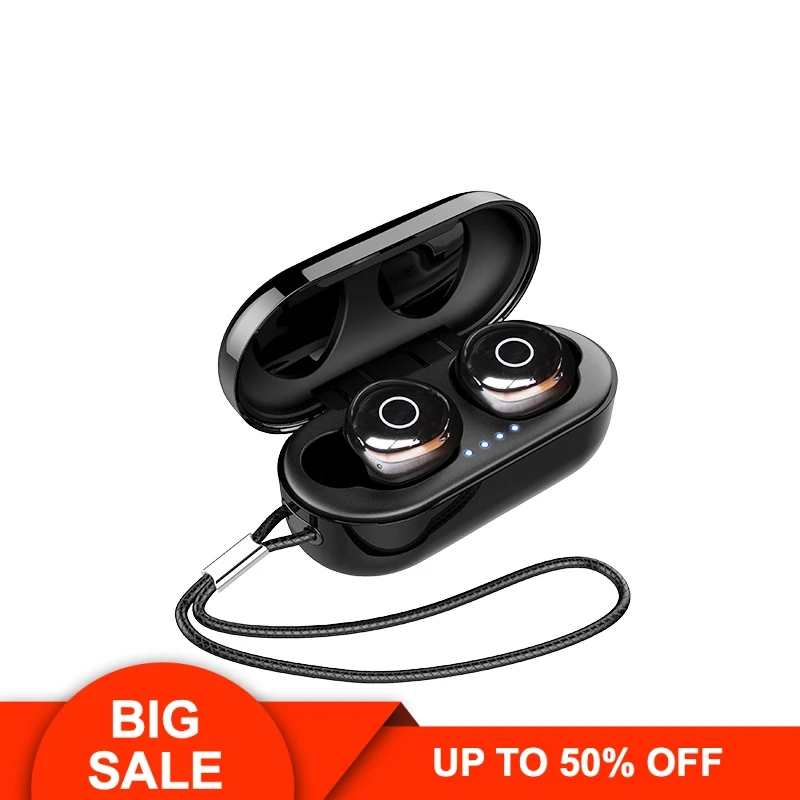 

OVEVO Q65 TWS Bluetooth V5.0 Earphones HiFi Dual Wrieless 3D Stereo headset Waterproof Sports Earbuds For Xiaomi Phones With Mic