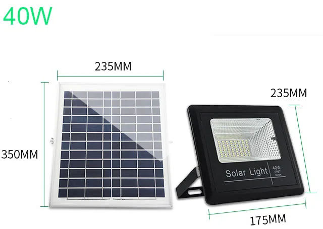 BEYLSION 10W 25W 40W 60W 100W 150W Solar LED Flood Light Outdoor Lighting Garden Light Control Waterproof Wall Lamp  (18)