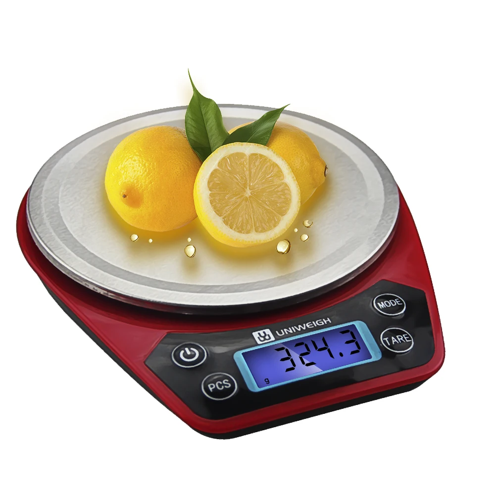

Electronic Kitchen Scale Digital Food Scale Stainless Steel Weighing Scale LCD Display High Precision Jewelry Measuring Tools
