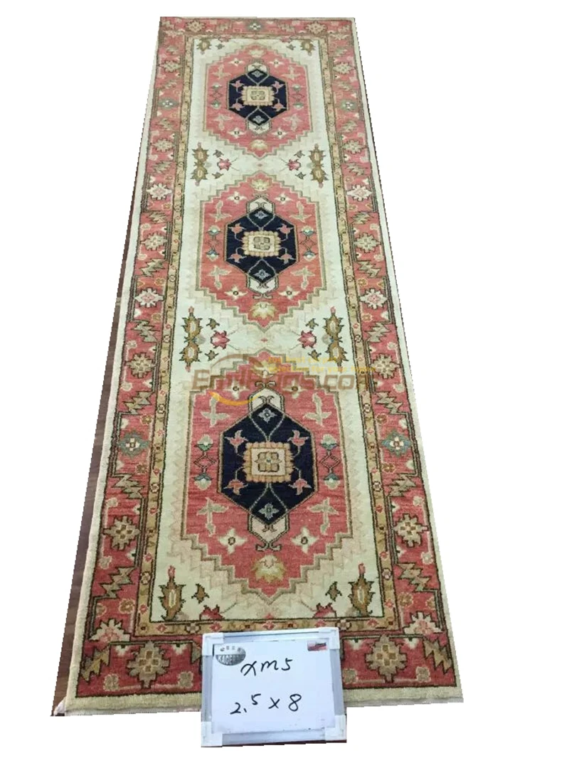 

Original single export Turkish handmade carpets OUSHAK Ozarks pure wool carpet XM5 2.5X8gc158zieyg14