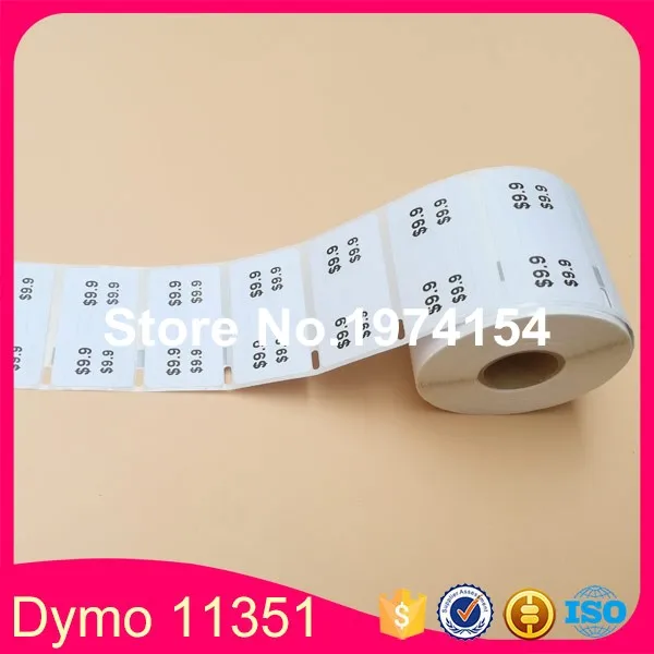 20 x рулонов совместимые с dymo этикетки 11351 ювелирных изделий термобумага 54 мм 11