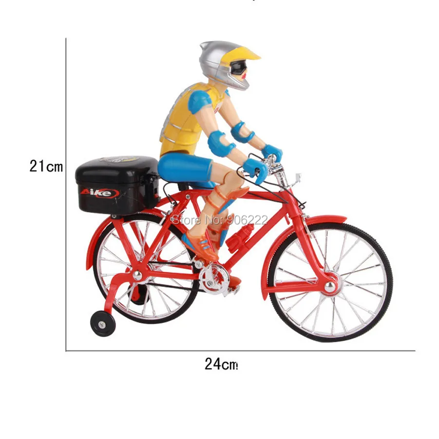 Kids Toys Boys Model Riding Bicycles Figures Toy Automatic Riding Mini
