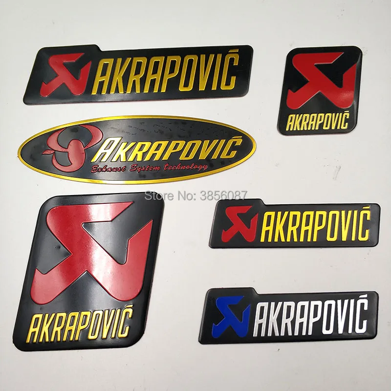 

2 PCS FASP Aluminium Motorcycle Exhaust Pipes Decal Cool Personality Arrow The brothers Racing Akrapovic Sticker