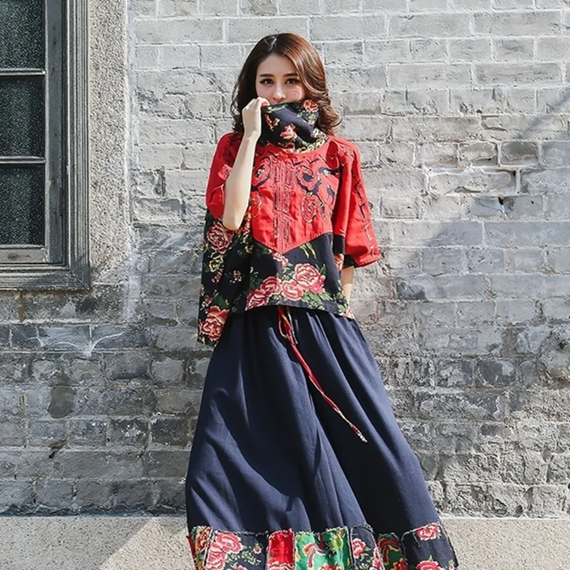 Традиционная китайская блузка, рубашка, топы для женщин, воротник-стойка, Восточная льняная рубашка, блузка, Женский Элегантный Топ cheongsam TA852