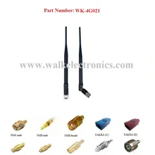 7.0dbi высокого усиления гибкие 3 г 4G LTE резиновые короткие антенны SMA мужской локоть gprs 3 г LTE 4G антенны